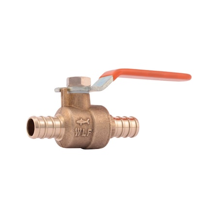 Sharkbite SharkBite 1/2 in. Brass Crimp Ball Valve Full Port Lever For Water 22461LFA